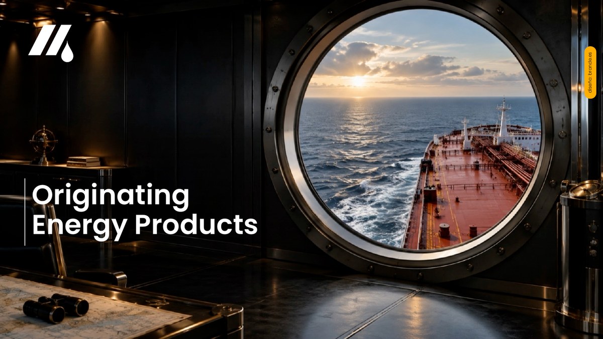 Maya Trading: an oil tanker seen through a porthole